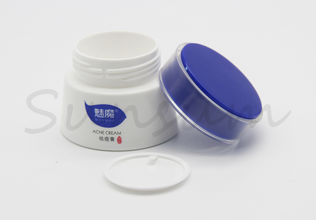 Body skin care cosmetic jar