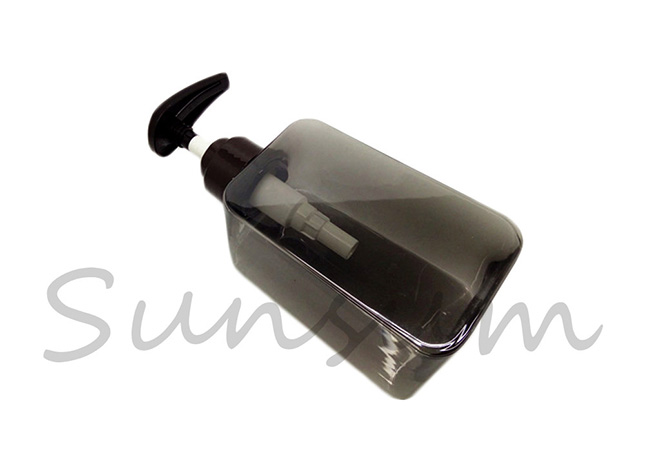 PETG Plastic Square Soap or Shampoo Bottle