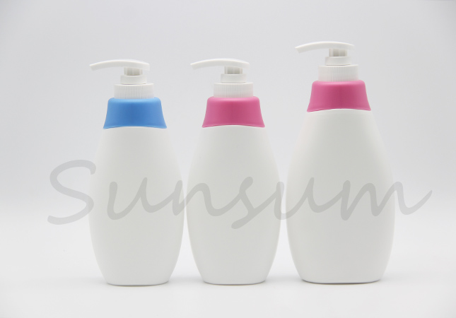 Manufacturer White PET Plastic Shampoo Bottle