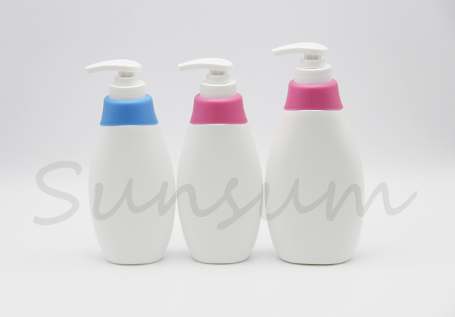 Manufacturer White PET Plastic Shampoo Bottle