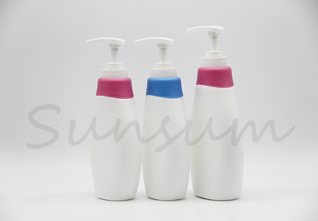 Manufacturer White PET Plastic Shampoo Bottle