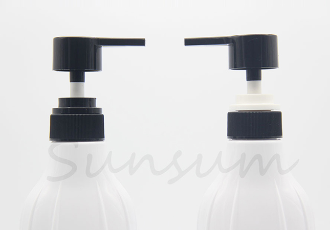 500ml Refillable White Color Shampoo Bottle With Pump