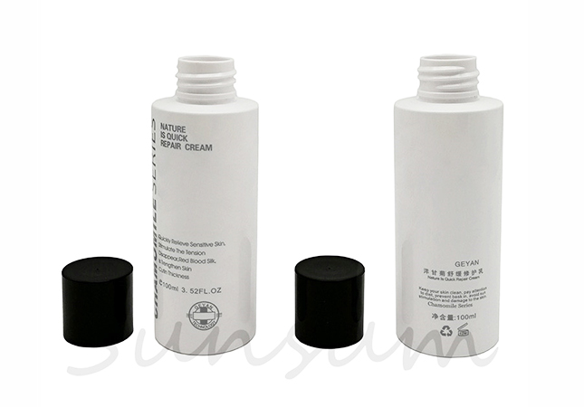 Custom Round Lotion Toner Bottle With Screw Cap 