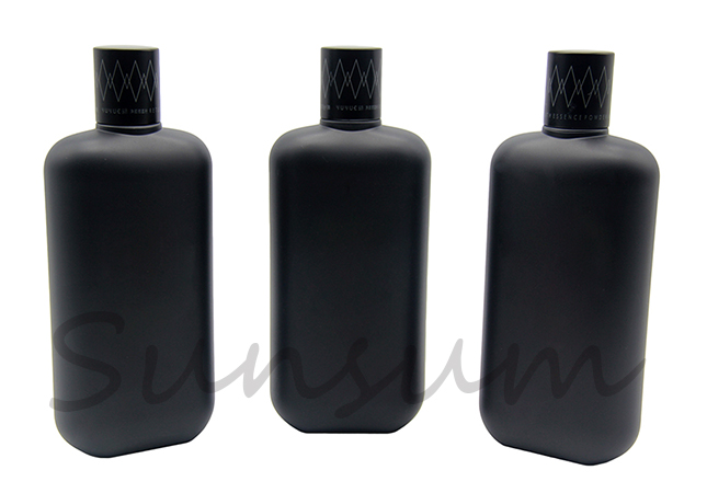 Matte color shampoo bottle