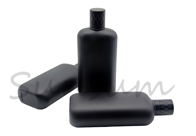 Matte color shampoo bottle