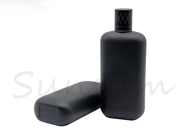 Matte color shampoo bottle