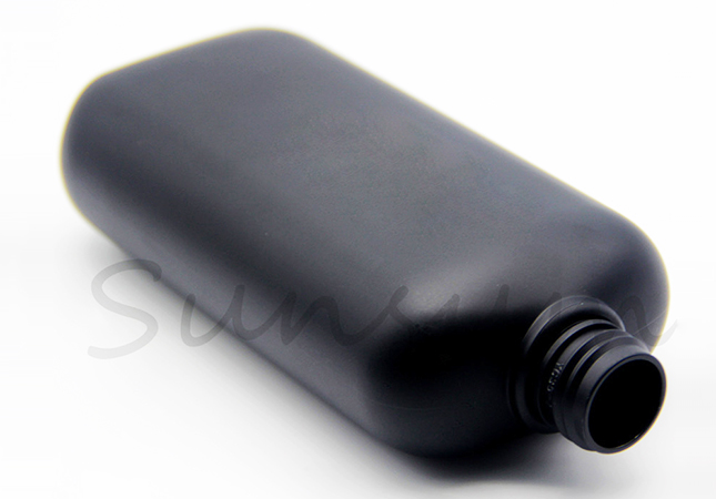 Matte color shampoo bottle