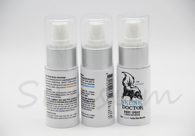 Plastic Cosmetic Spray Body Cream Bottle