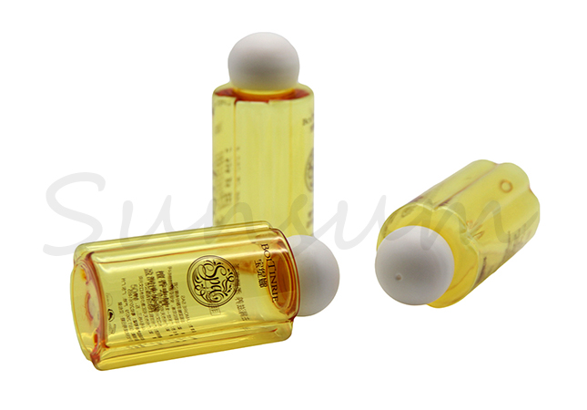 50ml Small Hotel Shampoo Body Care Bottle with Mushroom Screw Cap