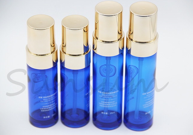 Luxury Thin Cosmetic PET Plastic Lotion Body Cream Bottle