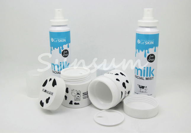 China Manufacturer Cosmetic Packaging Lotion Silk Screen Lotion Bottle