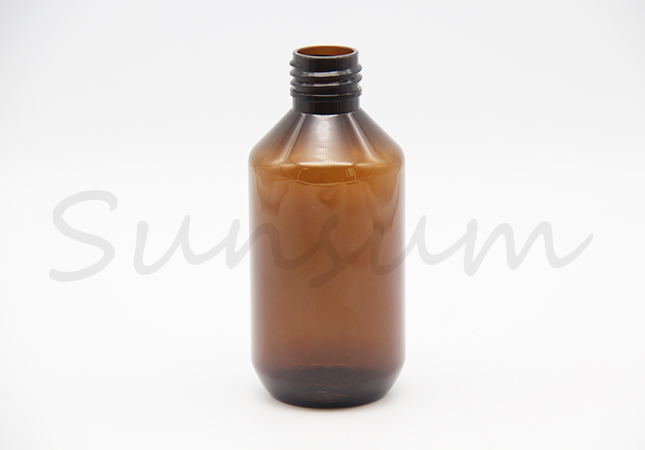 Amber Color Toner Water Lotion Body Care Mushroom Cap Cosmetic Bottle