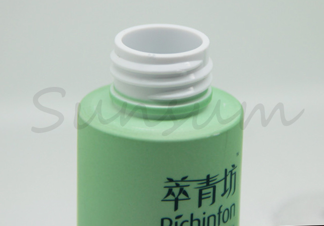 Green Color Lotion Cosmetic Body Cream Set Lotion Bottle