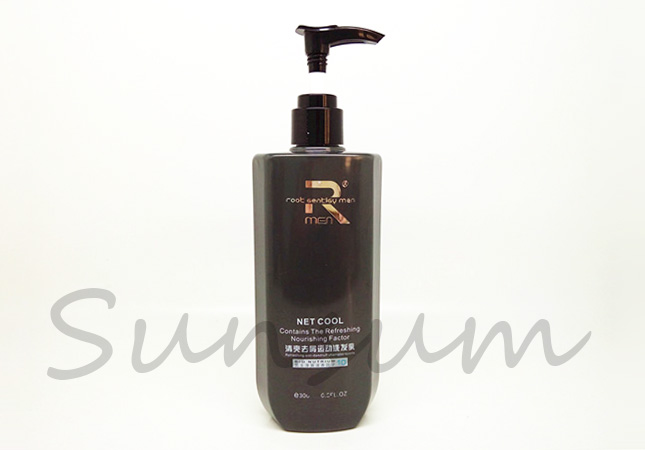 Cosmetic Empty Pump Shampoo Packaging Shower Gel Bottle with 300ml