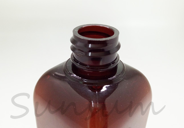 100ml PET Plastic Amber Dropper Bottle