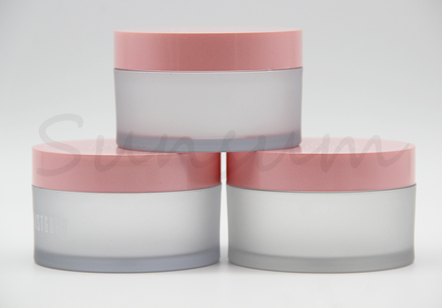 Free Sample 100ml Cosmetic Frosted Body Care Cream Jar