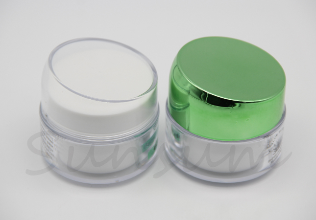 Acrylic Transparent Empty Luxurious Cosmetic Cream Jar