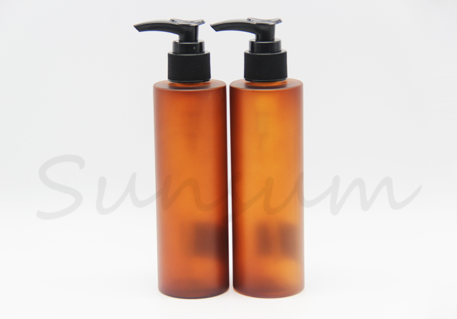 Black Pump Spray 100ml 150ml 200ml Lotion Cosmetic Shampoo bottle with Label