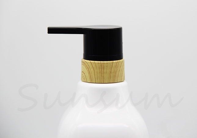 Guangzhou Manufacturer White Long Neck Cosmetic Shampoo Bottle