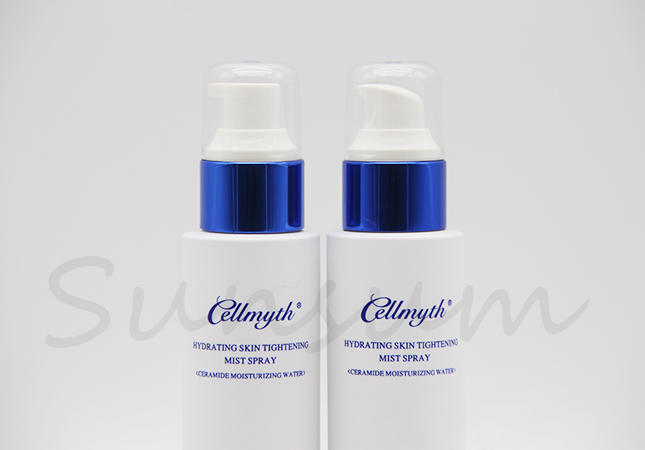 Elegant Plastic Silk Screen  Printing Cosmetic 80ml Lotion Bottle