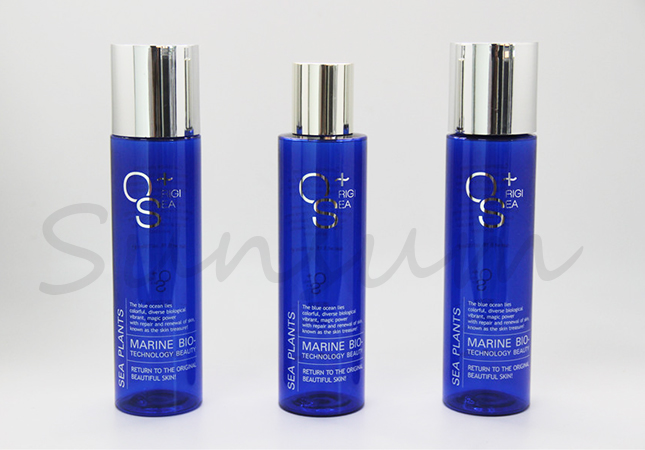 150ml Blue Toner Water Facial Cleaner Cosmetic Bottle