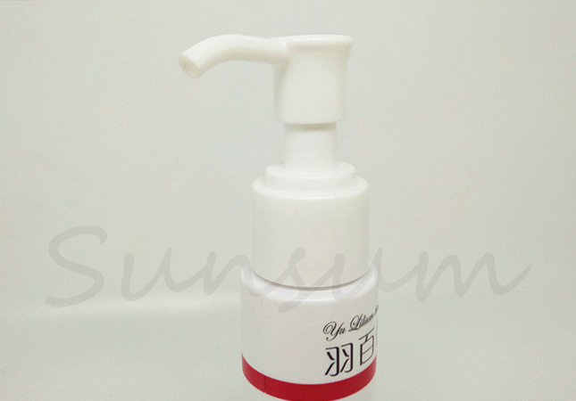 White Cosmetic PET Plastic Lotion Pump Straight Side 50ml Bottle