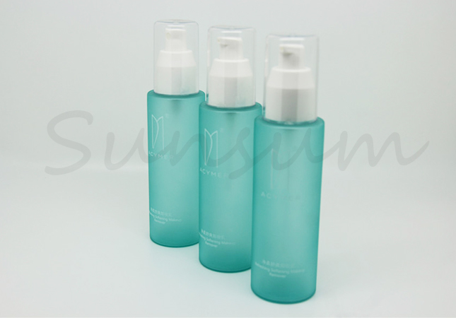 Free Sample 120ml Cosmetic Skin Care Lotion Pump Spray Frosted Bottle