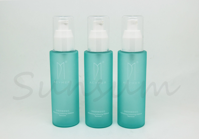 Free Sample 120ml Cosmetic Skin Care Lotion Pump Spray Frosted Bottle