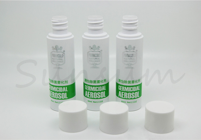 60ml Manufacturer Cosmetic Lotion Toner Water Hot Stamping Bottle