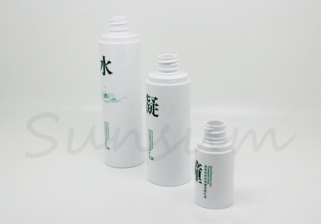 Set 30ml 50ml 80ml Wooden Cap Cosmetic Lotion Bottle