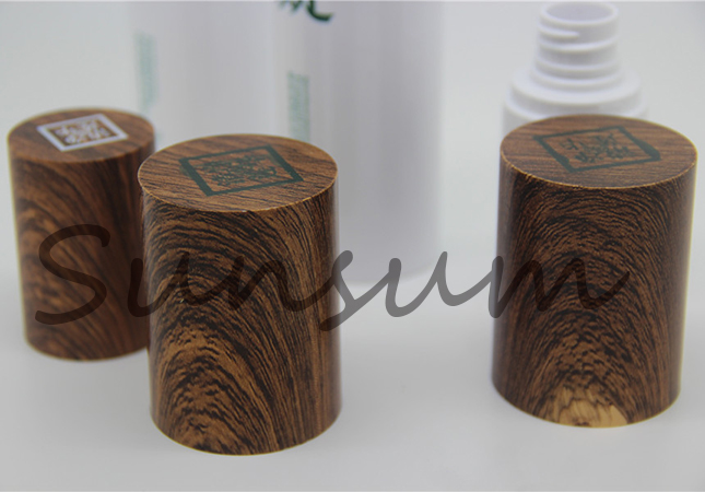 Set 30ml 50ml 80ml Wooden Cap Cosmetic Lotion Bottle