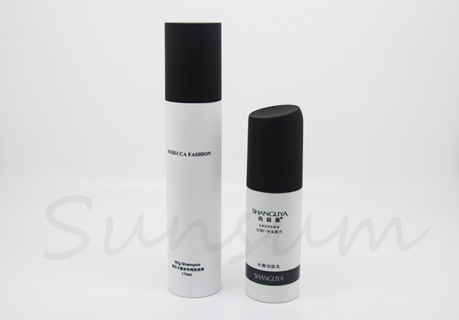 Lotion Cosmetic Skin Care Straight Side Lotion Bottle