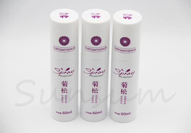 60ml White Cosmetic Packaging Lotion Serum Cream Bottle