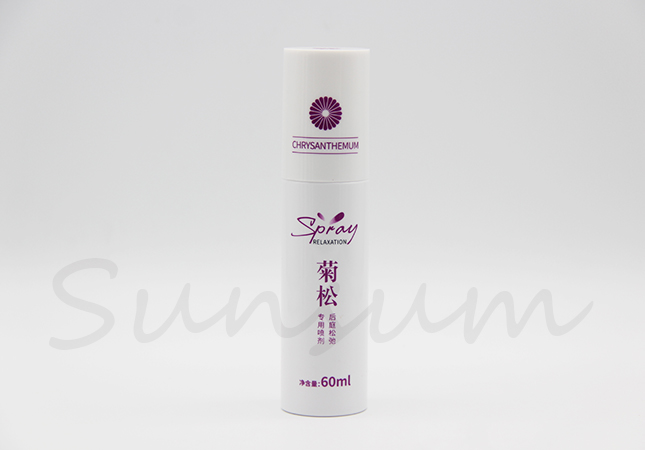 60ml White Cosmetic Packaging Lotion Serum Cream Bottle