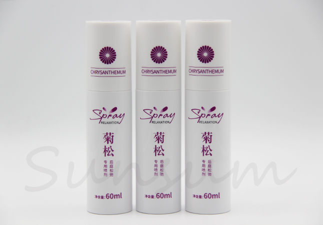 60ml White Cosmetic Packaging Lotion Serum Cream Bottle
