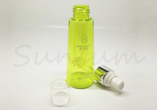 Cosmetic  Essential Oil Lotion Silver Pump Spray 120ml Bottle