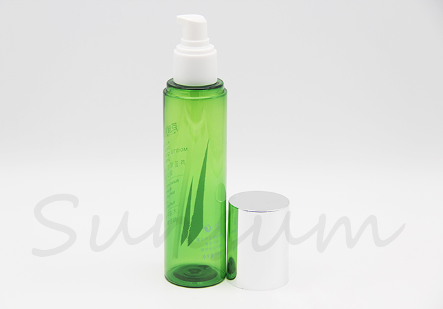 Aquamarine Color Cosmetic White Pump Spray Free Sample Lotion Bottle