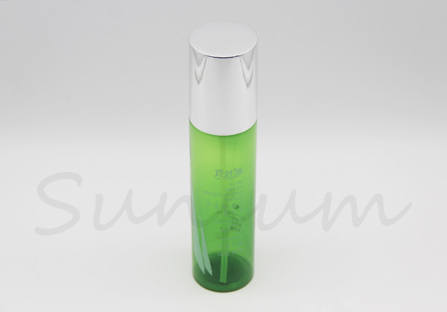 Aquamarine Color Cosmetic White Pump Spray Free Sample Lotion Bottle