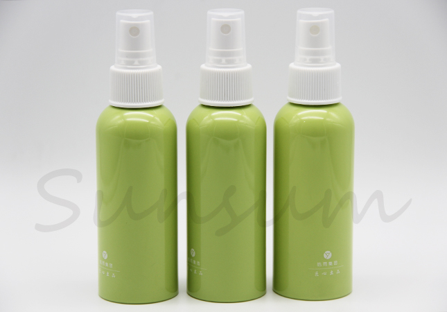 Empty Cosmetic Facial Cleanser Round Shoulder Lotion Bottle