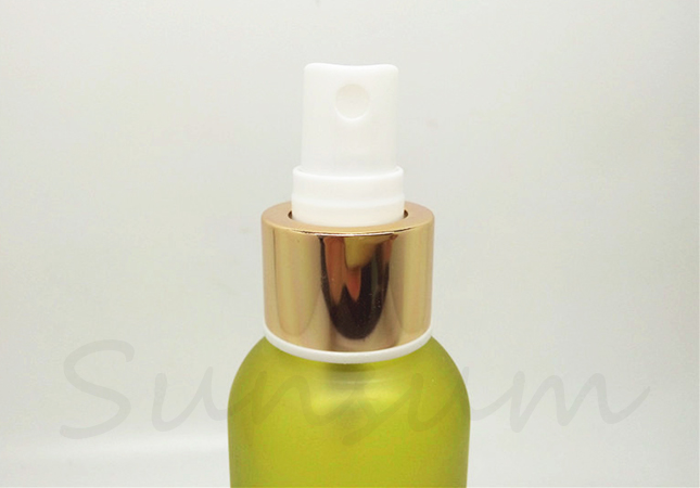 Matte Color Lotion Pump Cosmetic Spray Round Lotion Bottle 120ml