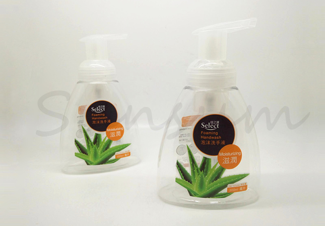 Empty Hand Wash Plastic Bottles for Soap Foam