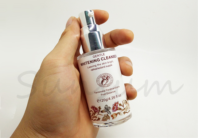 Set Thick Cosmetic Transparent Label Lotion Bottle for Sale