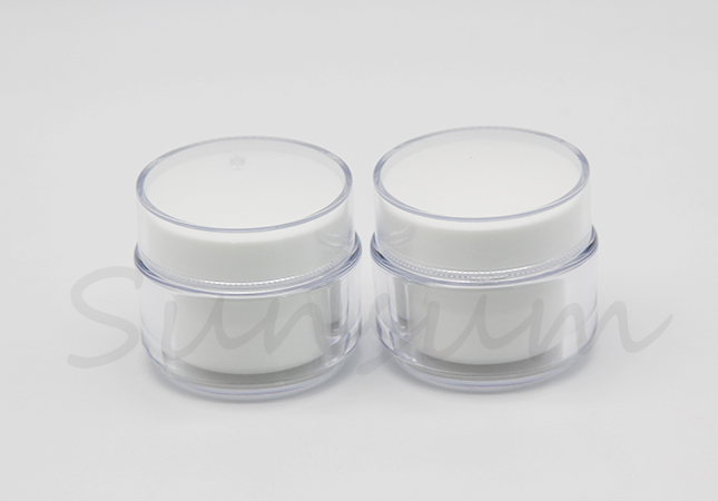PET Plastic Cosmetic Eye Care Lotion Cream Jar