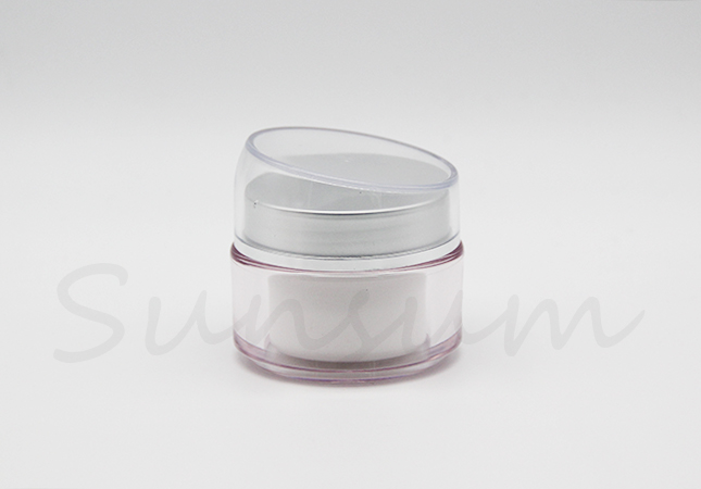 Guangzhou Manufacturer Color Acrylic Pot Cosmetic Cream Jar