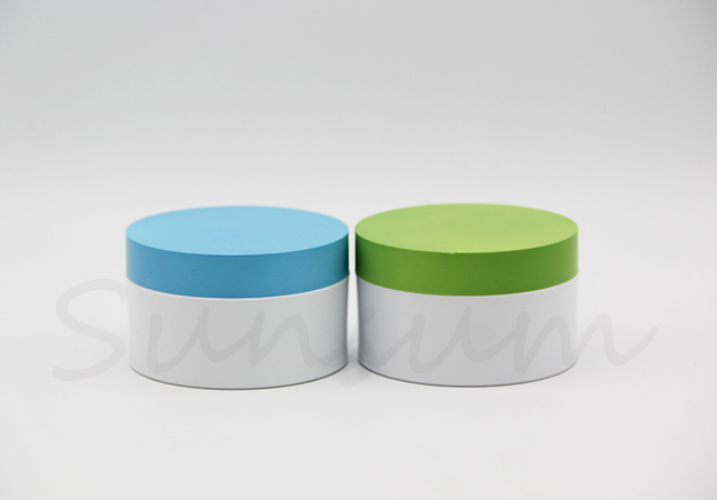 50g White Custom Cosmetic Lotion Facial Mask Cream Jar