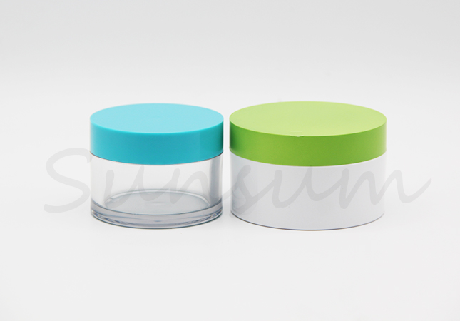 50g White Custom Cosmetic Lotion Facial Mask Cream Jar