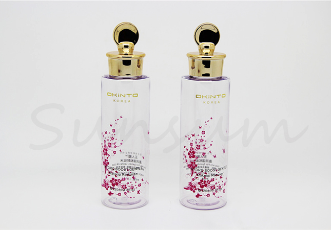 100ml Silk Screen Printing Lotion Toner Water Cosmetic Bottle