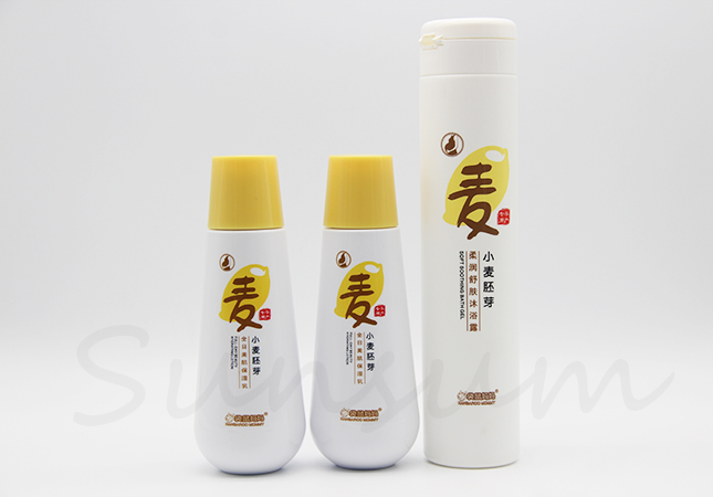 Wholesale PET Cosmetic Lotion Bottle Soft Squeeze 300ml HDPE Plastic Bottle