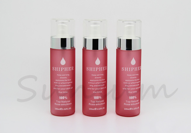 Matte Cosmetic Color Lotion Pump Spray Cream Bottle 120ml