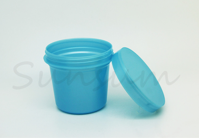 Blue Yellow Green Color Cosmetic Hair Mask Cream Jar